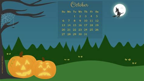 🔥 Download October Calendar Halloween Wallpaper by @ksmith91 ...