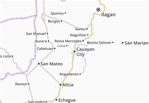 MICHELIN Cauayan City map - ViaMichelin