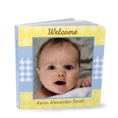 Personalized Baby Boy Board Book: Photo Book Full of Memories | Pint ...