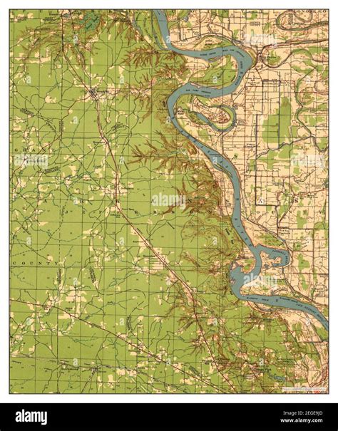 Pastoria, Arkansas, map 1935, 1:62500, United States of America by ...