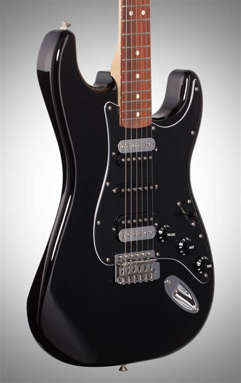 Fender Standard Stratocaster HSH Electric Guitar, Black