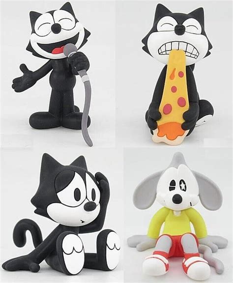 Felix the Cat Figure Collection All 4 Types Figure Capsule toy JAPAN O ...