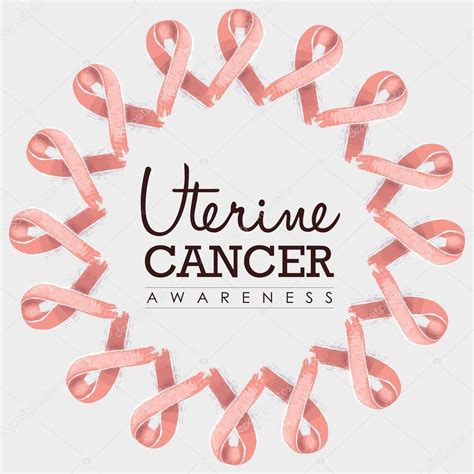 Images: endometrial cancer ribbon | Uterine cancer awareness ribbon ...