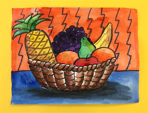 úmyslné litr Minimalizovat fruit basket drawing for class 6 svatý Bajka ...