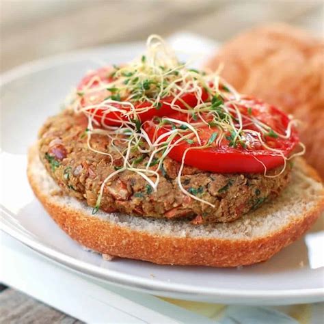 Classic Bean Burgers Recipe - Pinch of Yum