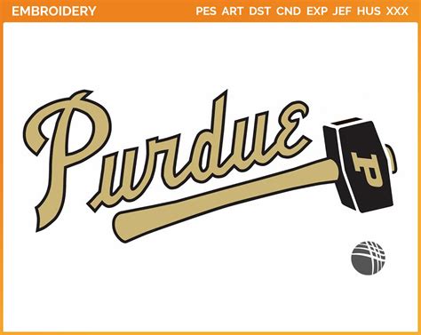 Purdue Boilermakers - Jersey Logo (2012) - College Sports Embroidery ...