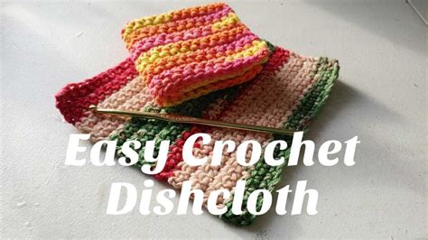 Easy Crochet Dishcloth Patterns For Beginners