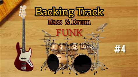 Drum Bass Funk Backing Track 112bpm ( HQ HD ) - YouTube