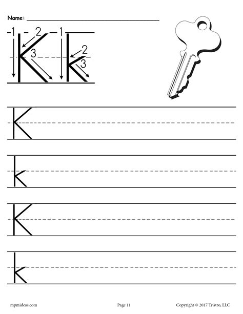 Handwriting Worksheets For Kids, Kindergarten Handwriting, Pre K ...