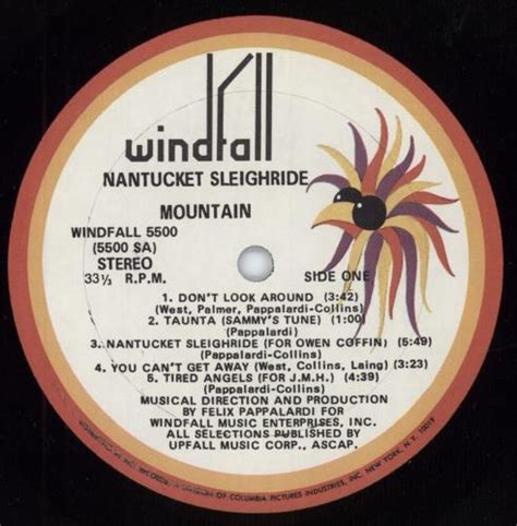 Mountain Nantucket Sleighride + Inserts US vinyl LP album (LP record ...