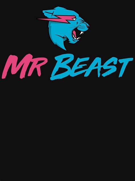 Mr Beast - Scary Tiger Blue Beast Design Hoodie - MrBeast Shop