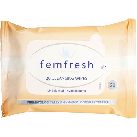 Femfresh Intimate Hygiene Feminine Wipes 20pk | Woolworths