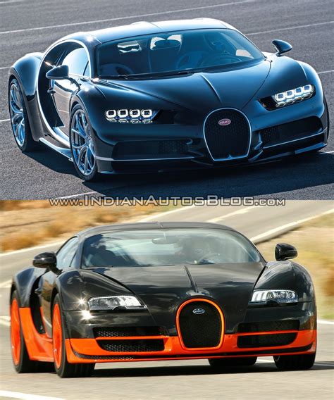 Bugatti Chiron vs. Bugatti Veyron