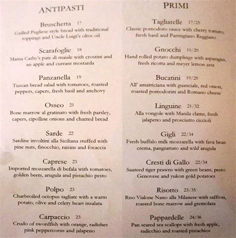 Mercato Menu, Menu for Mercato, 4th Street, Calgary - Urbanspoon/Zomato