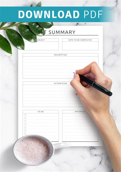 Download Printable Project Planning - Original Style PDF