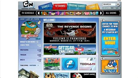 Cartoon network website appearance from 2005 : r/nostalgia