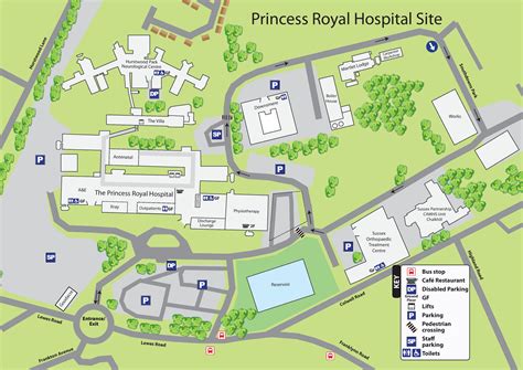 Princess Alexandra Hospital Map