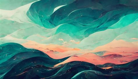 Premium Photo | Colorful Calming abstract background wallpaper