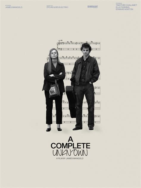 A Complete Unknown (2024) , Dir. James Mangold | Poster By Neetesh Kumar