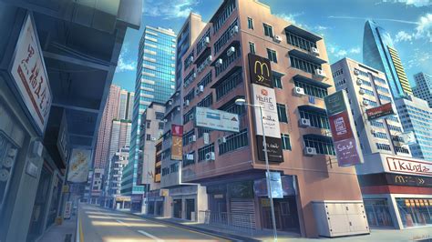 #Anime #Original #Building #City Original (Anime) #Street #4K # ...