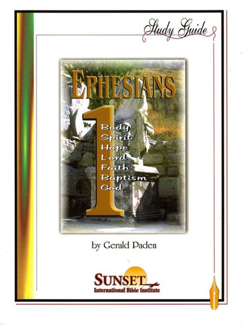 Ephesians (PDF Study Guide) - Sunset Bookstore