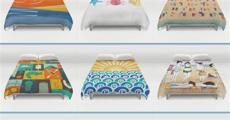 bztees2go: Beach Theme Duvet Cover