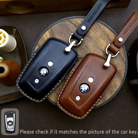 BMW key chain Leather Car Key Fob cover Remote Key Case Car | Etsy