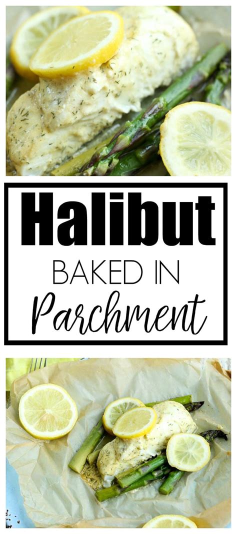 Halibut Recipe with Asparagus (Baked in Parchment) - Happy Healthy Mama