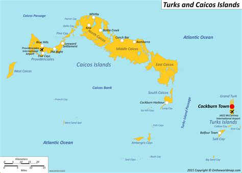 Turks and Caicos Map | United Kingdom | Detailed Maps of Turks and ...