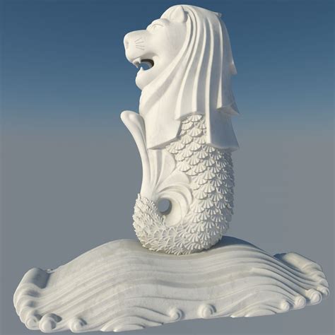 Merlion Statue 3D Model $79 - .max .3ds .fbx .obj - Free3D