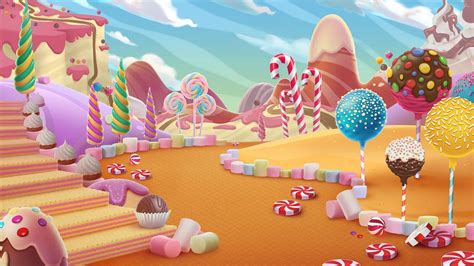 Candy world - Playground Disney on Behance Candy Theme, Candy Art ...