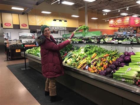 Go for the fresh veg wherever you are. This is Fred Meyer in Fairbanks ...