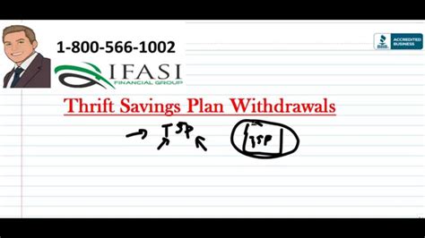 Thrift Savings Plan Withdrawal ***MUST SEE*** Thrift savings plan ...