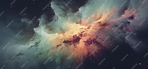 Premium AI Image | A digital painting of a nebula with a nebula in the ...