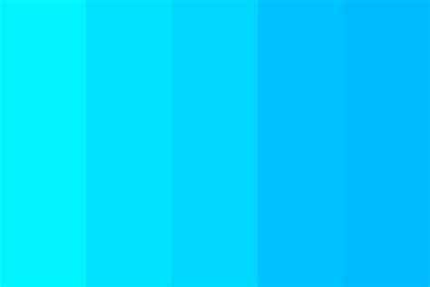 Cyan Color Chart