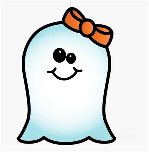 Ghost Cute Halloween Clipart Clip Art Transparent Background - Cute ...