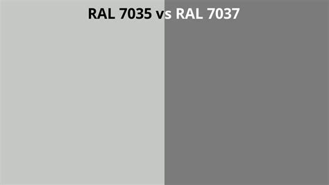 RAL 7035 vs 7037 | RAL colour chart UK