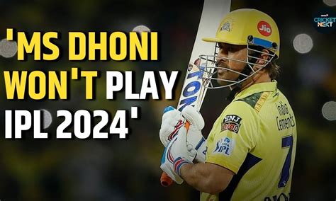 CSK legend made a surprising comment on MS Dhoni's IPL future | IPL ...