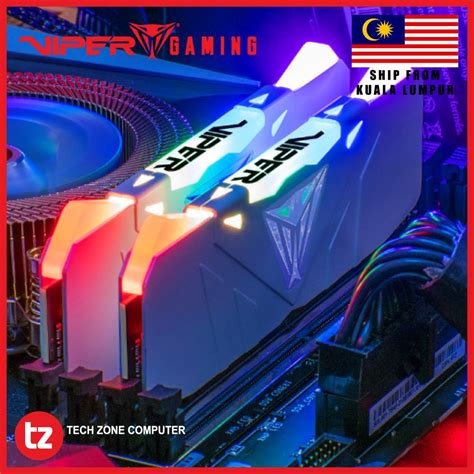 Patriot VIPER RGB 16GB (2x8GB) DDR4 3200MHz CL16 - PVR416G320C6K