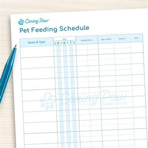 Puppy Bottle Feeding Chart Fillable And Print And Write PDF Singapore ...