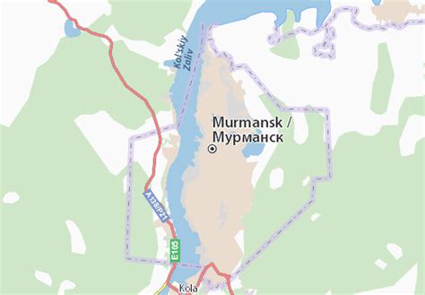 MICHELIN Murmansk map - ViaMichelin