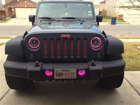 Pink Jeep Wrangler Accessories