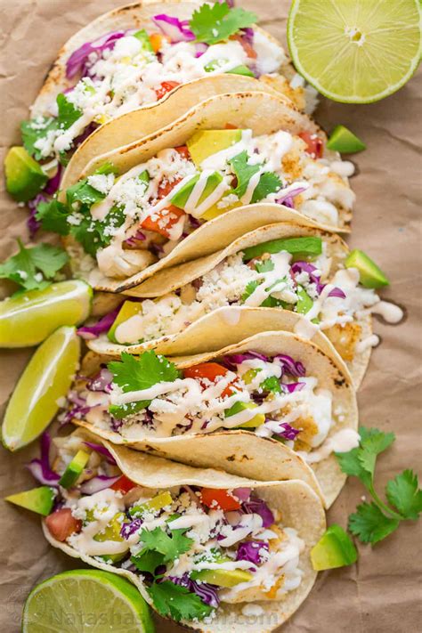 Fish Tacos Recipe with Best Fish Taco Sauce! - NatashasKitchen.com