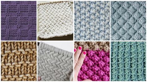 18 Easy Knitting Stitches You Can Use for Any Project - Pretty Ideas