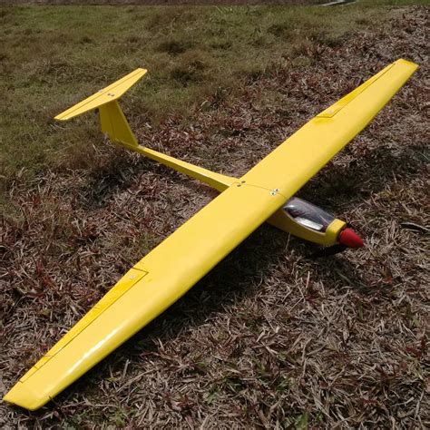 1550mm Diy Balsa Rc Glider Kit Yellow Or White Optional Dbrgk01 - Rc ...