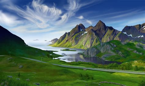 Digital Painting -Environment by miscanthusroyalty on DeviantArt