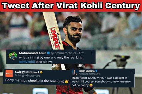 Virat Kohli Century: War broke out on Twitter after Virat Kohli's ...