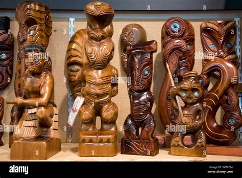 Wood carvings in Maori culture can be found decorating traditional ...