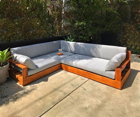 Erika Deep Seating Teak Sectional with Cushion - IKsun Teak Patio ...