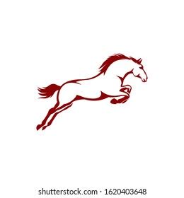 Jumping Horse Logo Design Vector Stock Vector (Royalty Free) 1620403648 ...